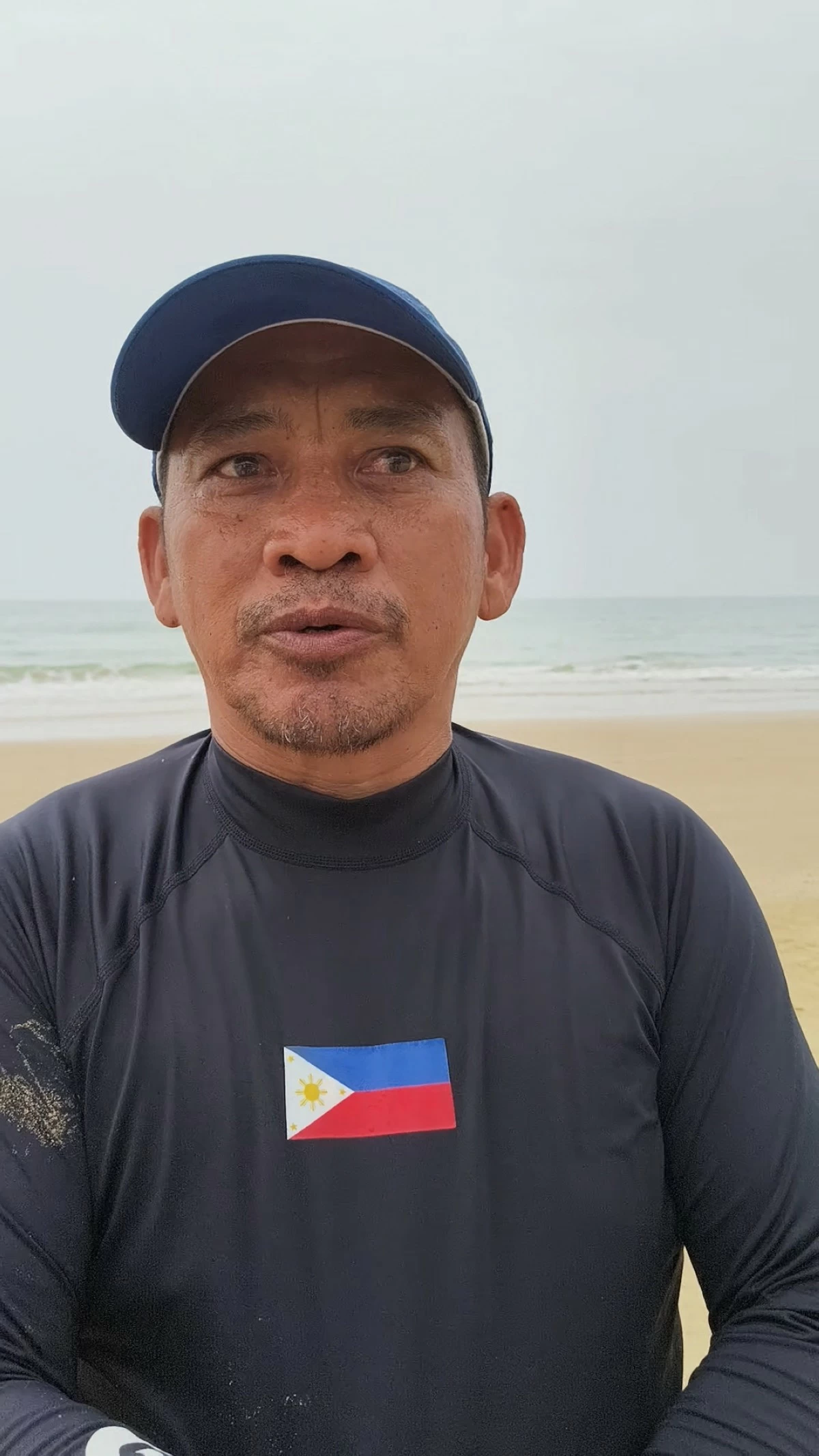 GERMAN PAZ, the man behind the Philippine national windsurfing team.