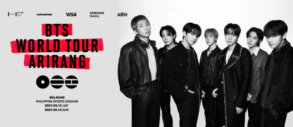BTS will hold the concert in the Philippines on March 13 and 14 next year (Ticketmaster PH) 