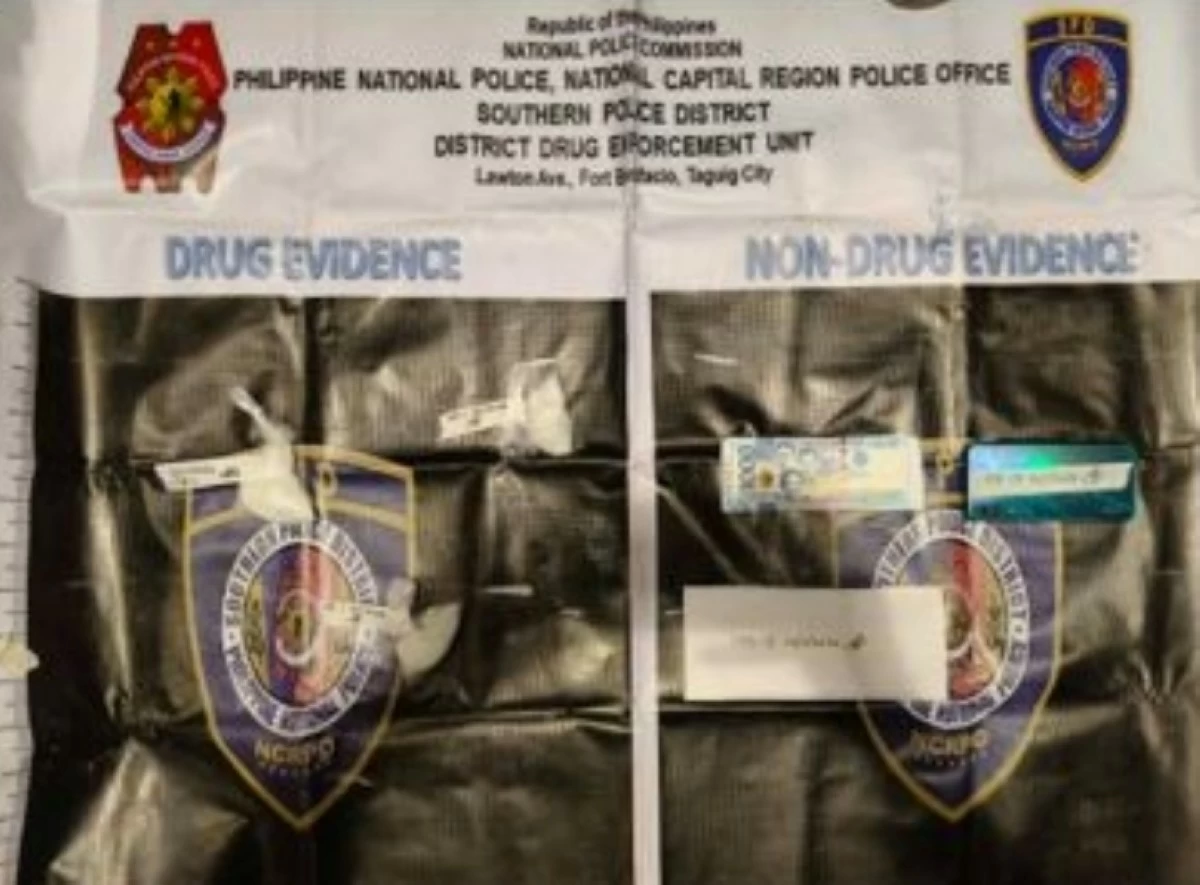The shabu seized by the police in Taguig (Photo from SPD) 