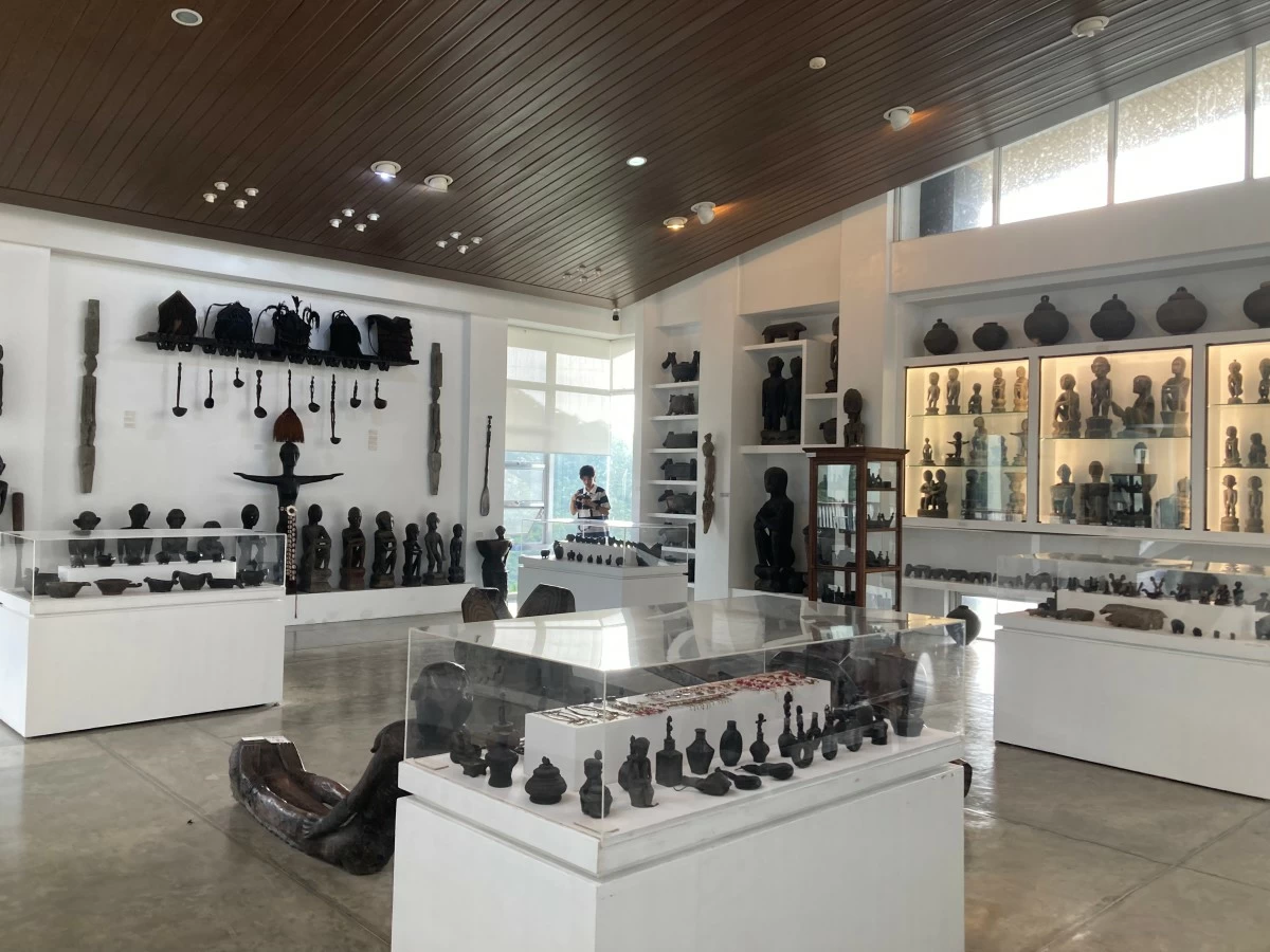 PINOY PRIDE Indigenous sculptures on display at the BenCab Museum