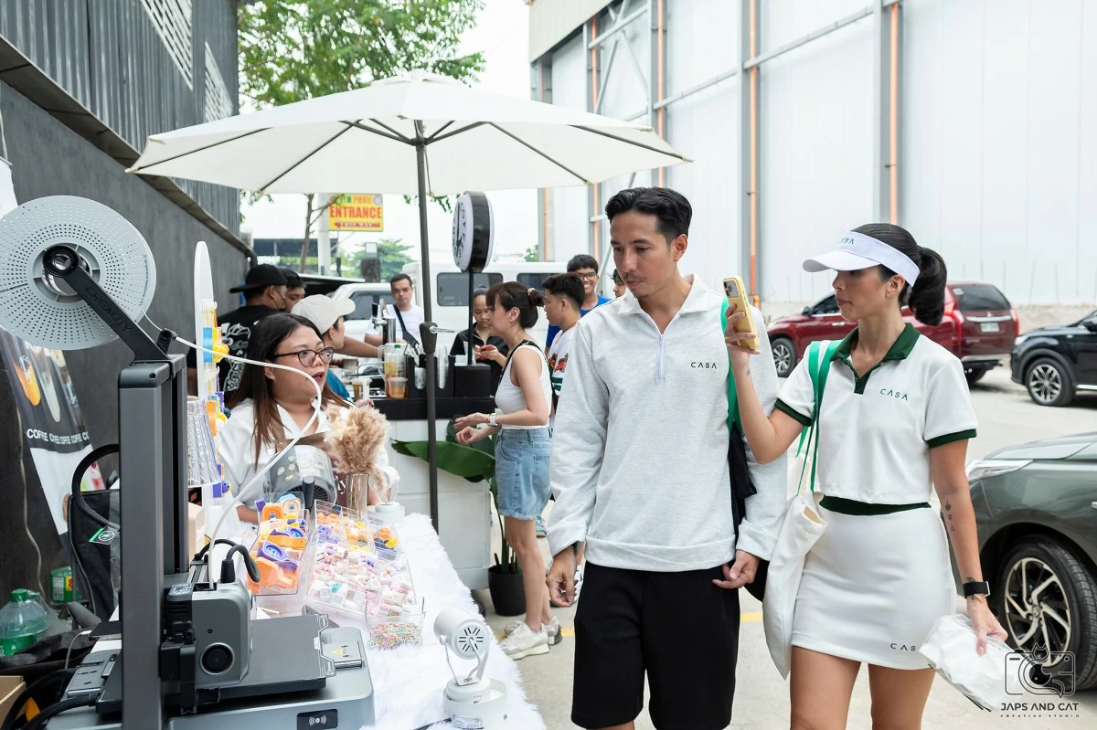 BEYOND THE COURT Wear Casa's event also featured a variety of activities and experiences that the community could participate in.
