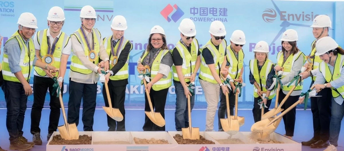 P9.7-B wind power project breaks ground in Bago City