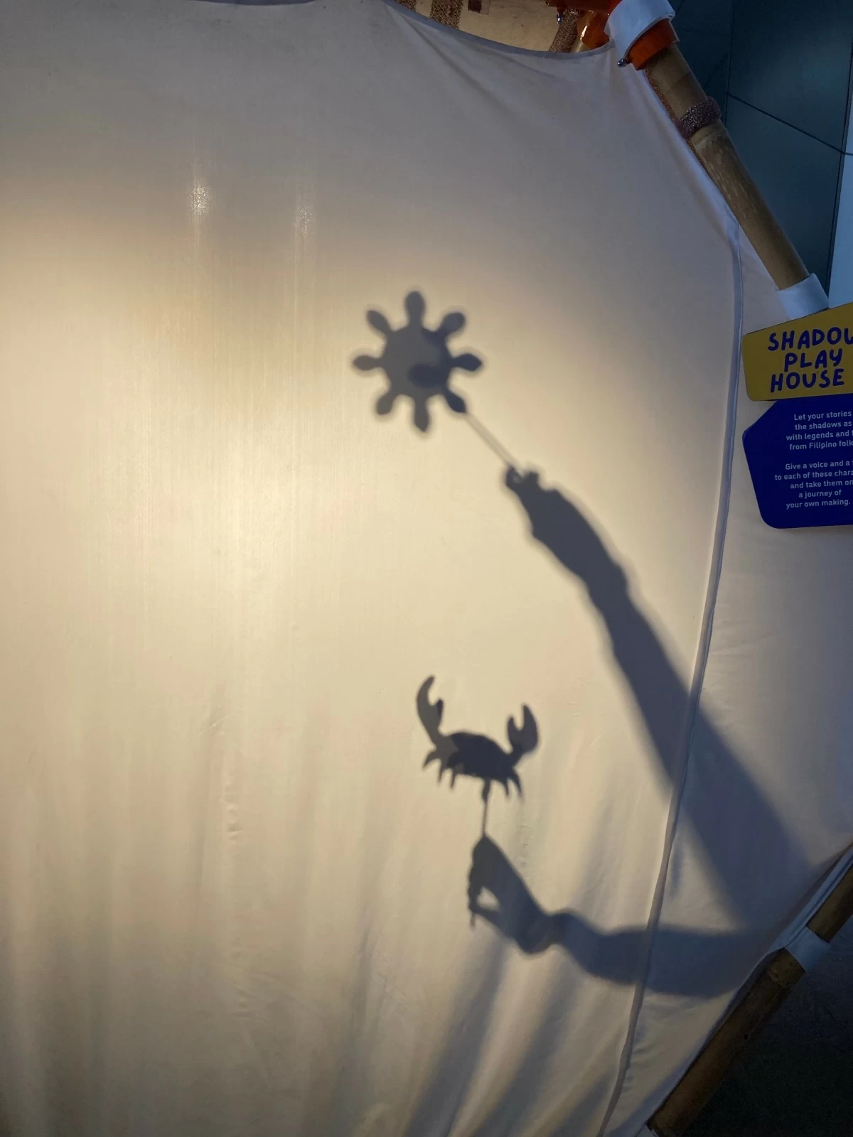 MAKE A SHOW Form shadows and create unique stories with your hands and cutouts at the Shadow Play House