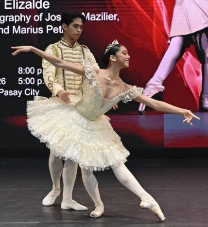 PERFECT FORM Dancers move with utmost grace and tranquility