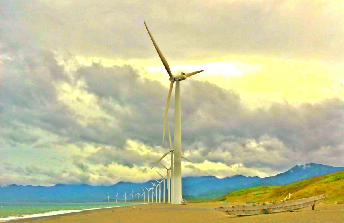 The Bangui Wind Farm, often called the Bangui Windmills, is an onshore wind power facility located in Ilocos Norte. (Photo courtesy of Benjie S. Palisada)
