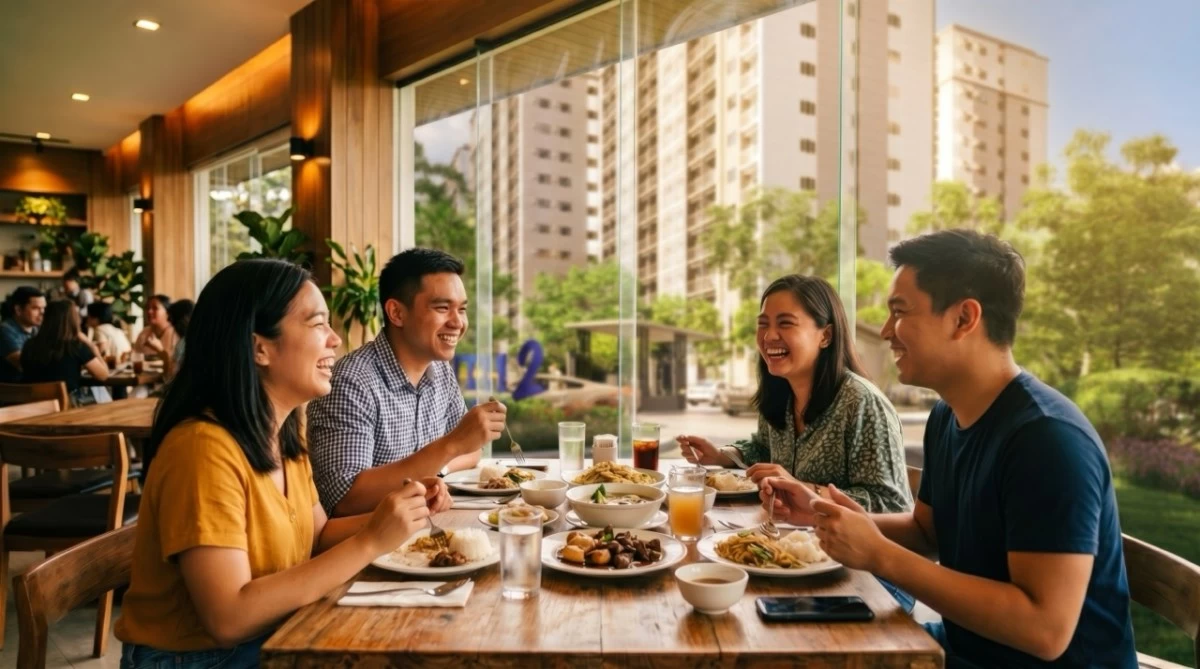 Dining within reach, friends in resto (Photo: SMDC)