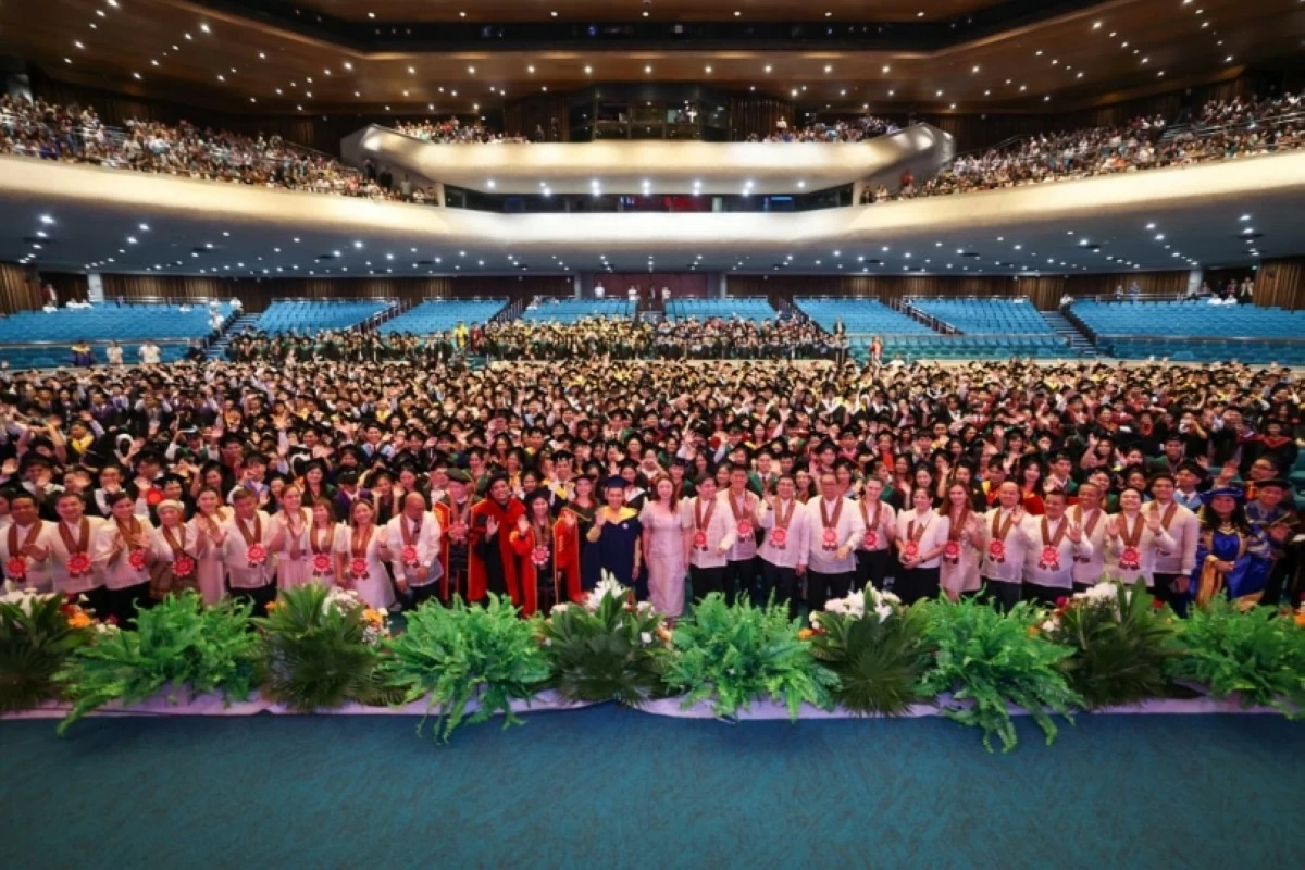 The 20th Commencement Exercises of the Taguig City University (TCU) on June 16 (Photo from the Taguig City government) 

