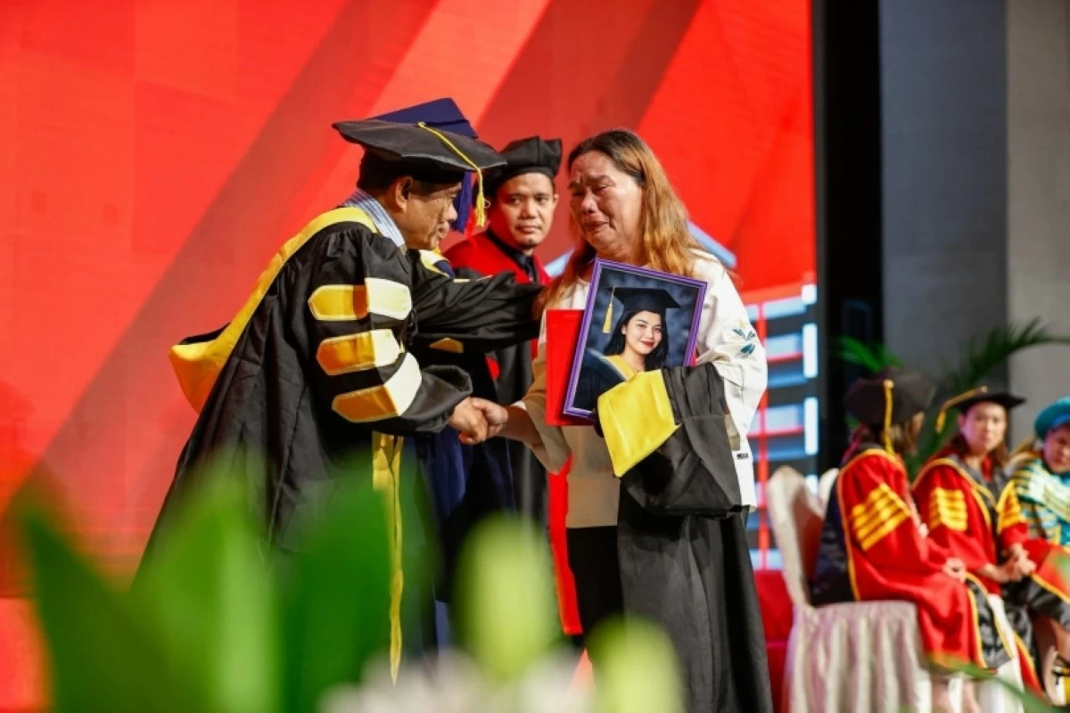 The 20th Commencement Exercises of the Taguig City University (TCU) on June 16 (Photo from the Taguig City government) 
