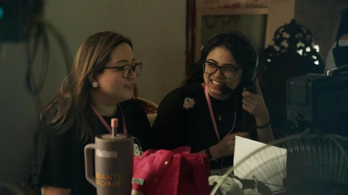BEHIND THE SCENES Director Nigel Santos and writer Keavy Eunice Vicente