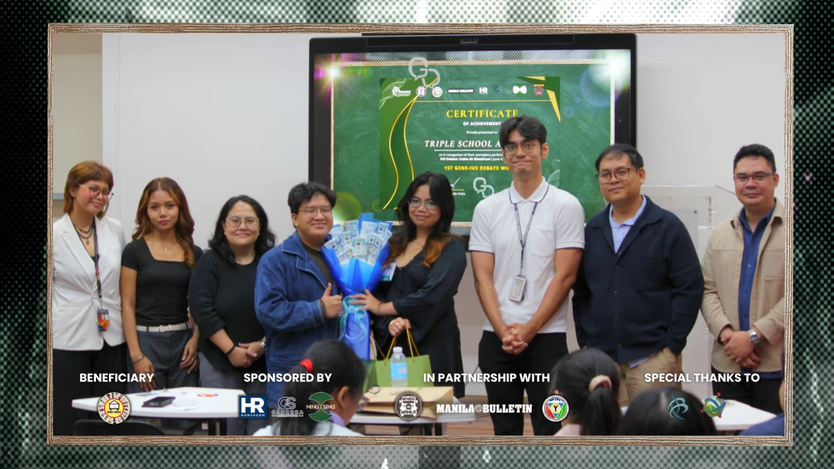 Winners of Mapúa’s first Gene-IUS Debate
