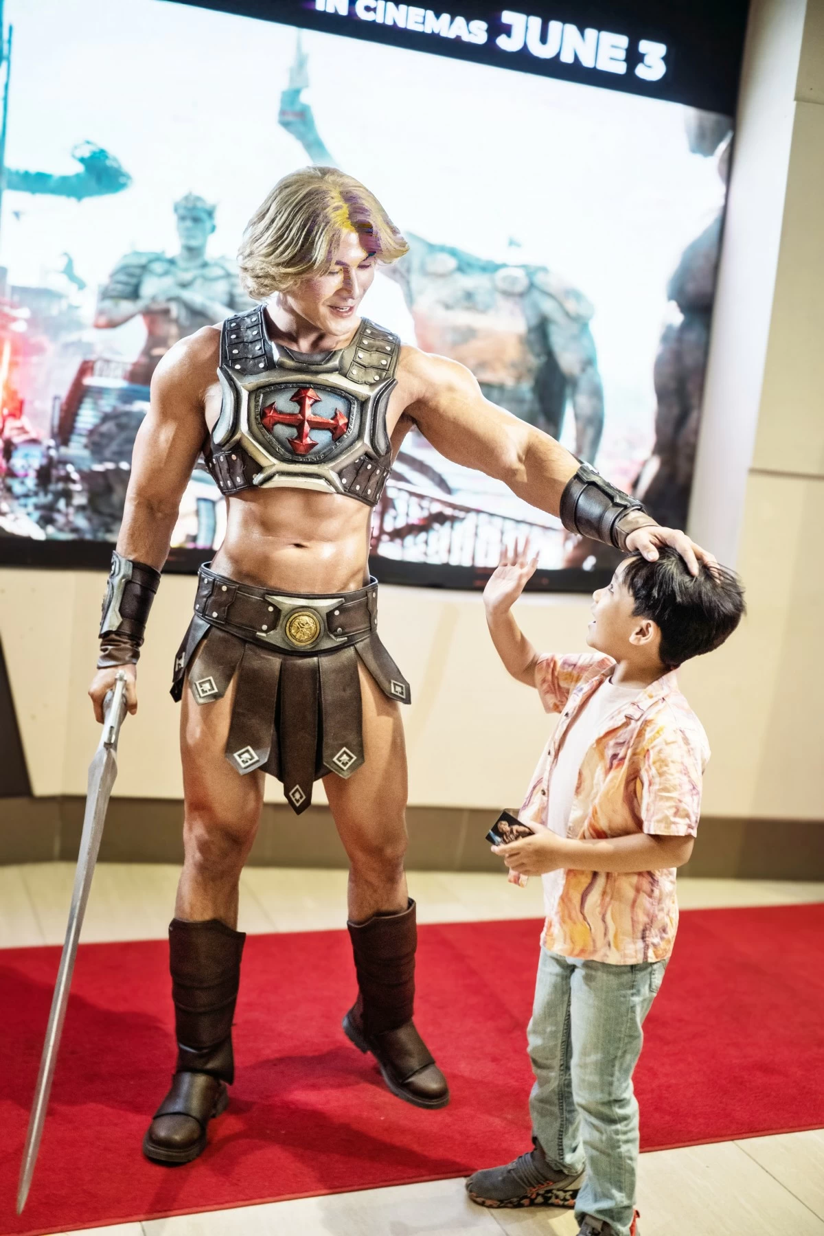 BIRTHDAY GIFT Prince got to cosplay He-Man on his 30th birthday.
