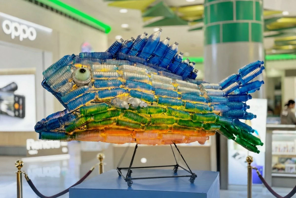         Sea the Change at SM City Roxas blends coastal forms and fish motifs  