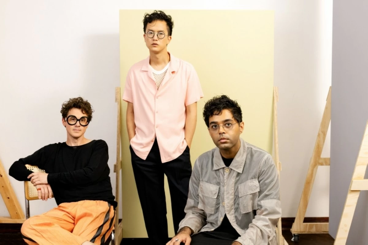 Son Lux members (from left) Ryan Lott, Ian  Chang and Raﬁq Bhatia (Photo by Anna Powell Denton) 
