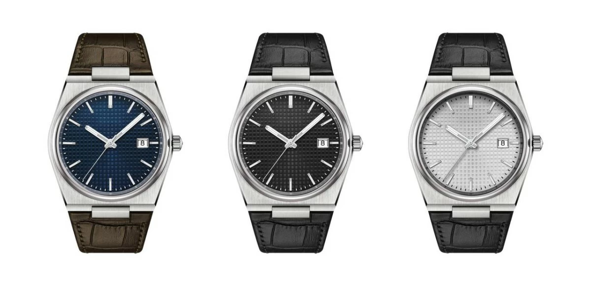 AXCS dress watch with strap