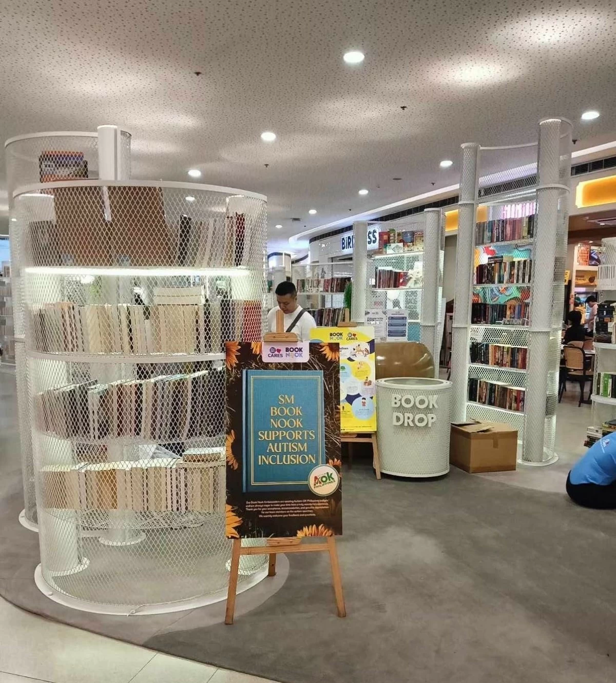 Book Nook at The Podium promotes inclusive learning  through accessible reading spaces and community programs, supporting meaningful participation for individuals on the autism spectrum.