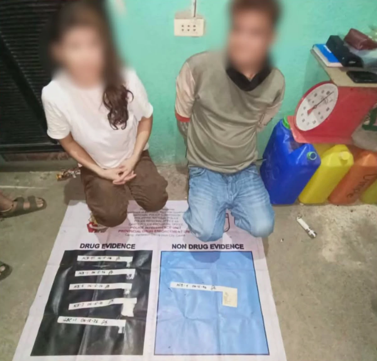 Alias Ma and alias Gerlie yield P176,800 worth of suspected shabu in a buy-bust operation in Dasmariñas City on June 18, 2026 (Photo from PDEA 4A/MANILA BULLETIN)