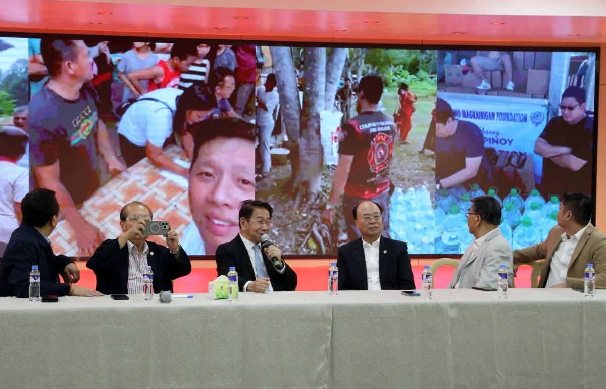 FFCCCII officials during the press conference at the FFCCCII Building in Binondo, Manila on Friday, June 19, 2026. (Photo by Mark Balmores)