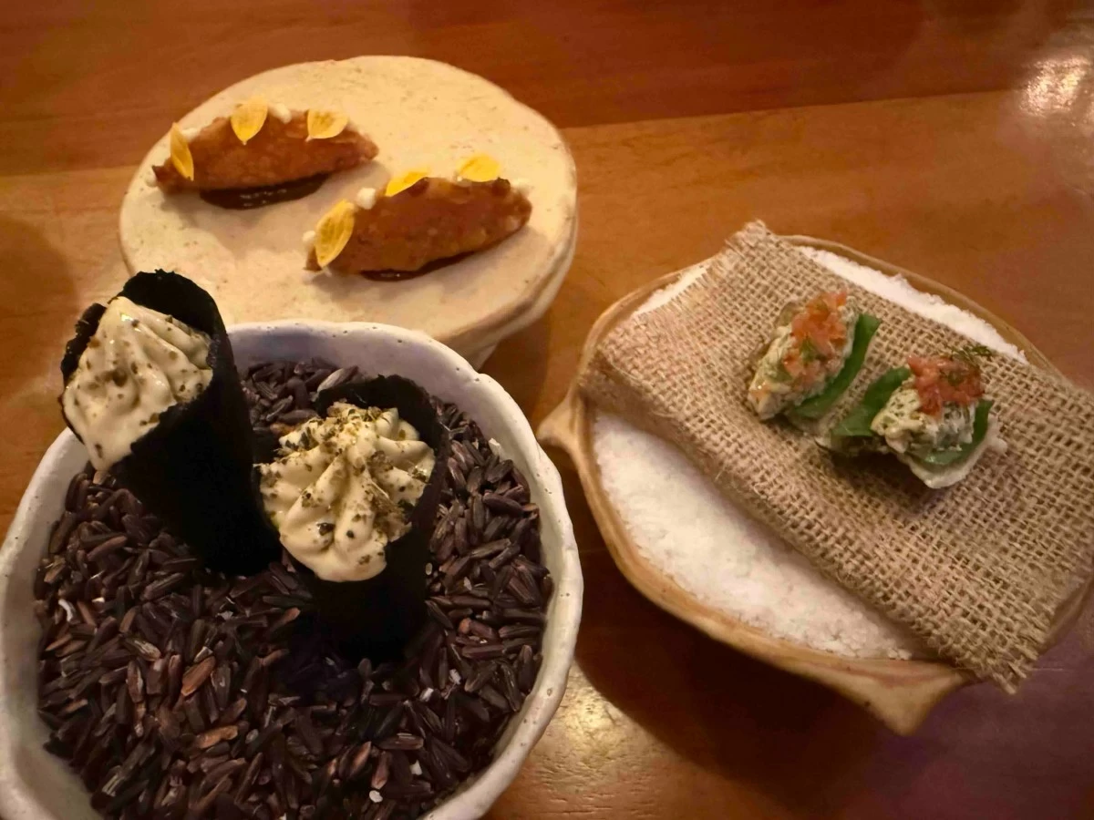 Trio of Hors d’Oeuvres (Photo: Philip Cu Unjieng)