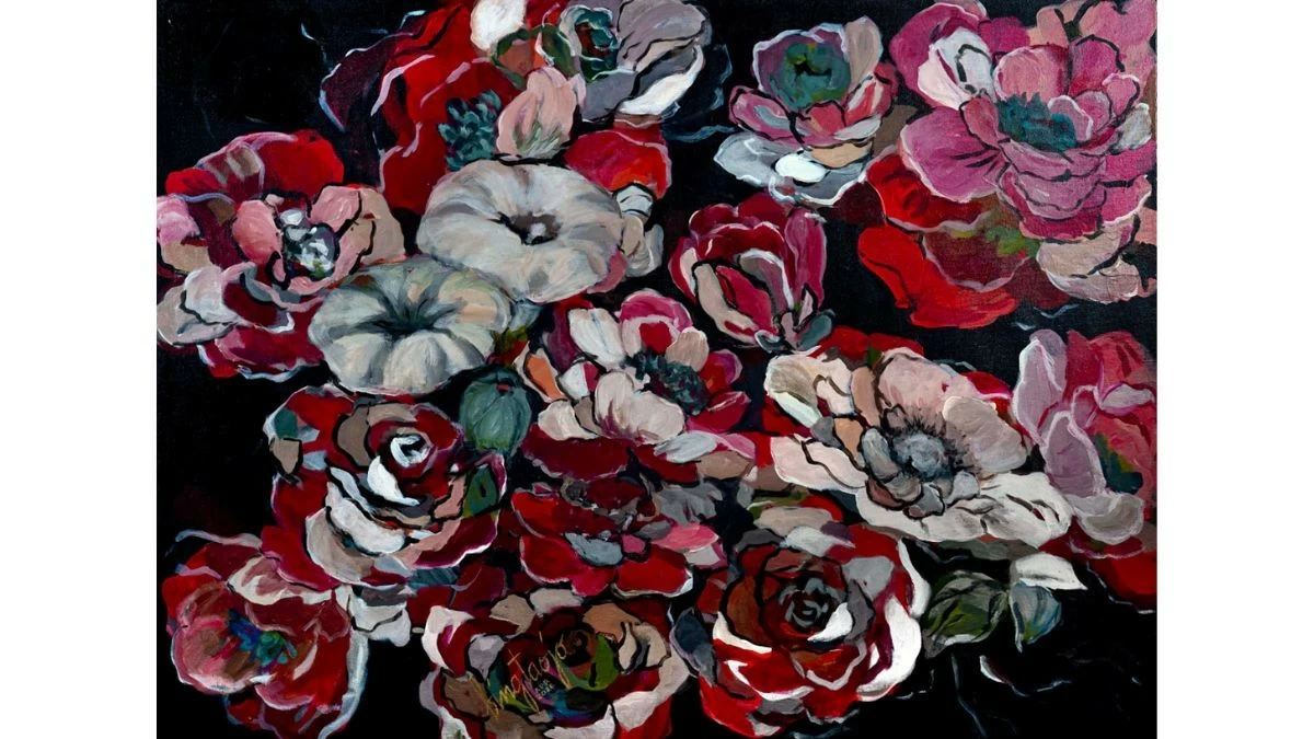 'Follow Your Heart', 36 x 48 in., acrylic on canvas