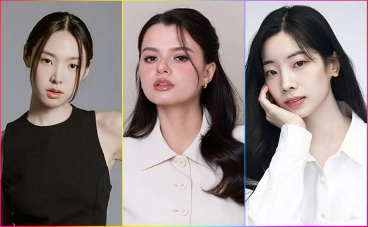 Rising Star of the Year winners Choi Mina Sue, Rebecca Patricia Armstrong and Choi Mina Sue (Global OTT Awards) 