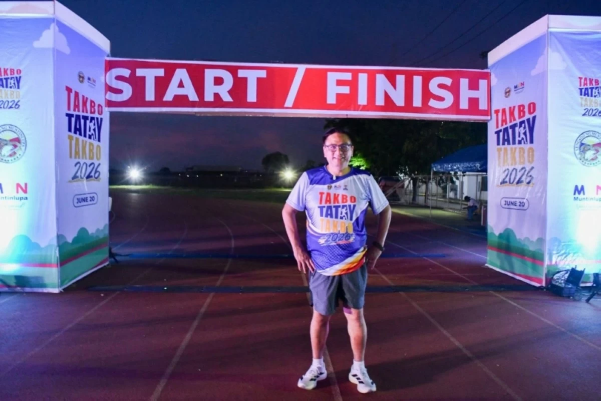Muntinlupa Mayor Ruffy Biazon at the “Takbo, Tatay, Takbo 2026