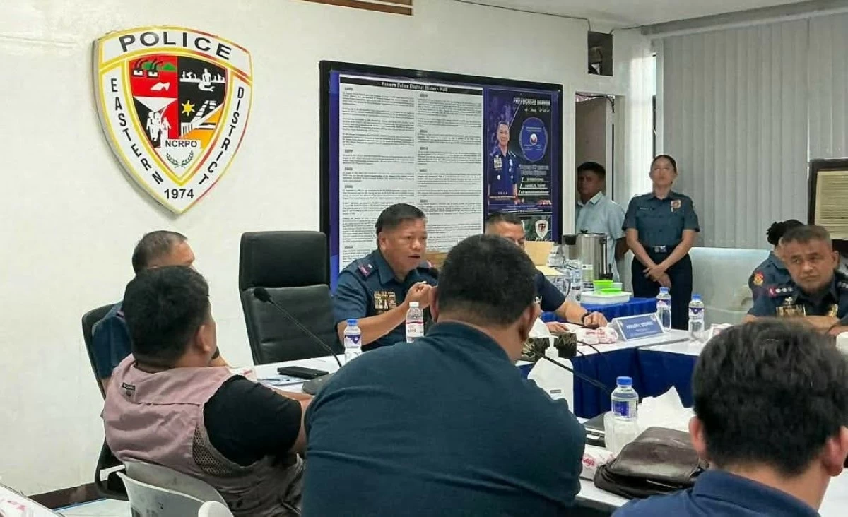 EPD acting director Brig. Gen. Melecio M. Buslig Jr. speaks during a meet-and-greet with media practitioners. (Photo by Richielyn Canlas)