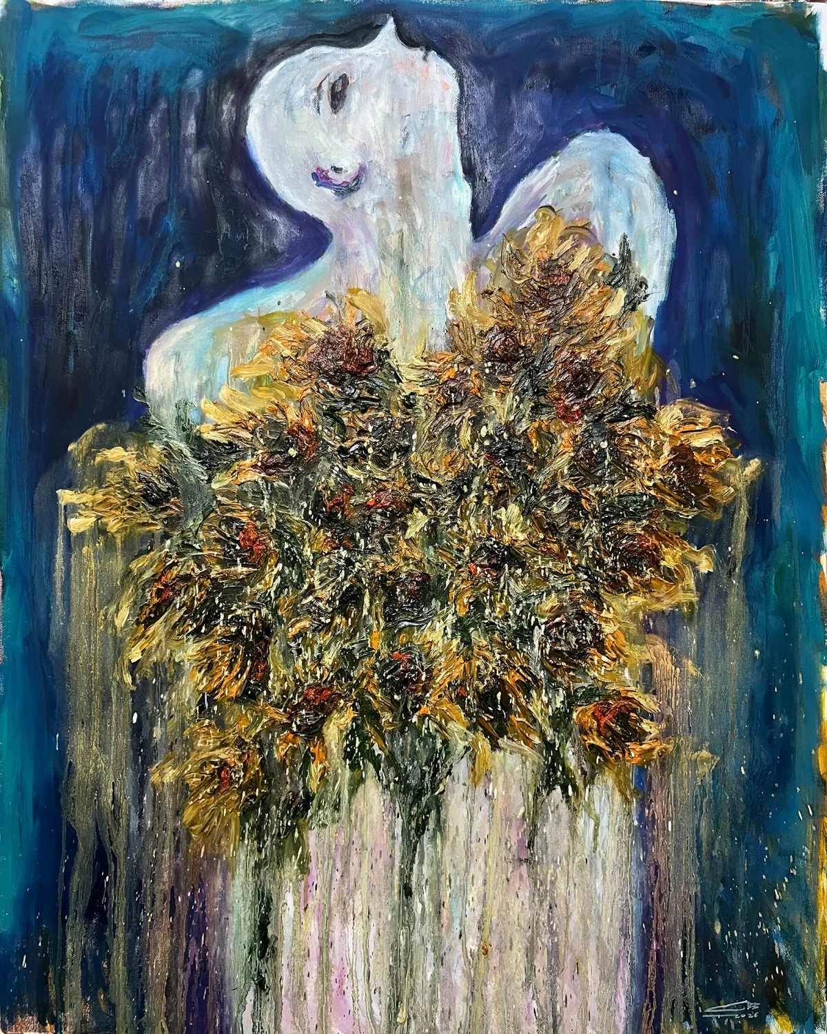 'SPIRIT LOVE,' 30x24 inches, oil on canvas, 2026