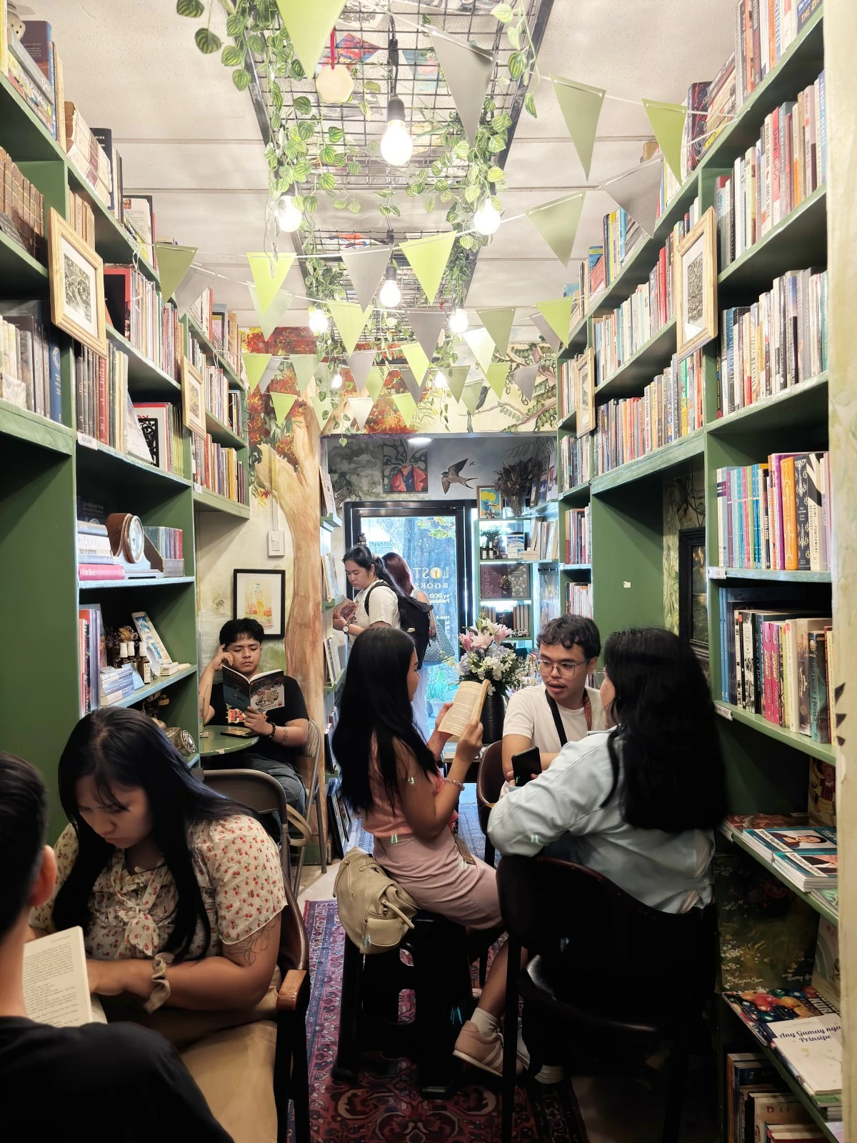 BUSTLING THIRD SPACE — Lost Books Cebu has a growing community of mostly young people who are discovering the joy of reading.