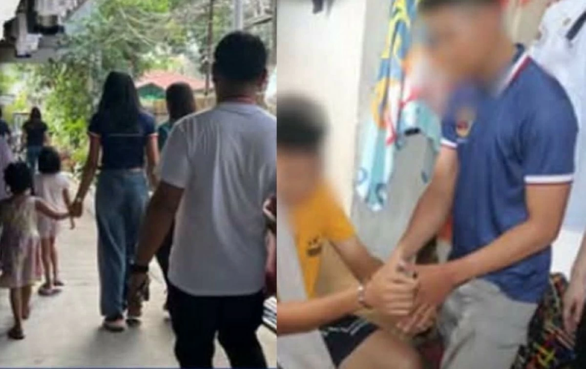 Police rescued three children from alleged online sexual exploitation and arrested the suspect, the victims' former neighbor, in an operation in Cavite on June 22, 2026 (Photo from PNP PIO/MANILA BULLETIN)