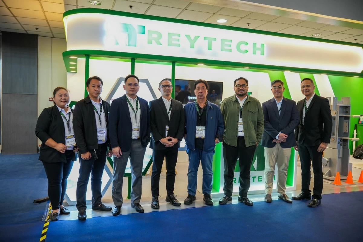 Executives from Reytech Construction, Admin Manager Judith Villaflor, Operations Manager Raymund Dela Cruz, Finance Director Karl Irineo, General Manager Wesley Pantangco, Founder Hector Reyes, President Francis Reyes, Commercial Director Jay Pantangco, and COO Allan Hormillo (Photo: Reytech)