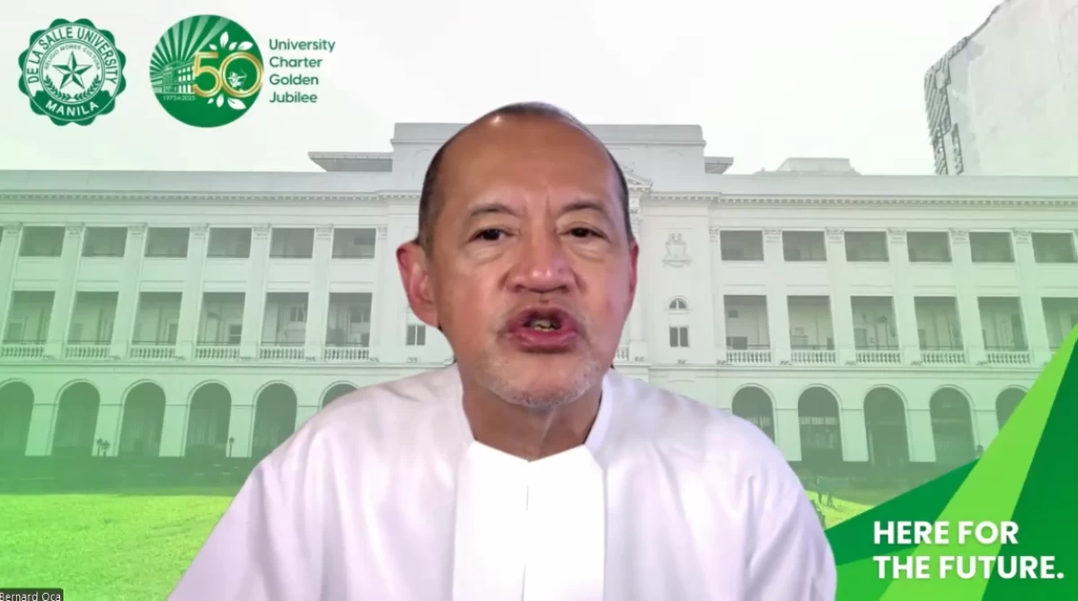 Bernard Oca's inspirational message