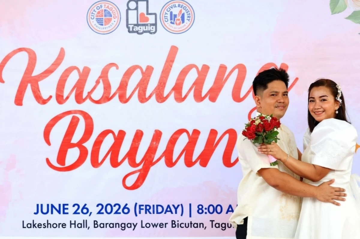 Kasalang Bayan in Taguig on June 26 (Photo from the Taguig City government) 