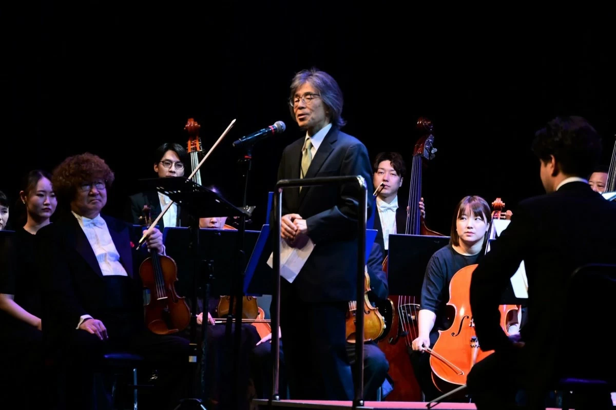 New Japan Philharmonic General Manager Fumihiko Sato believes in bringing classical music to the younger generation.