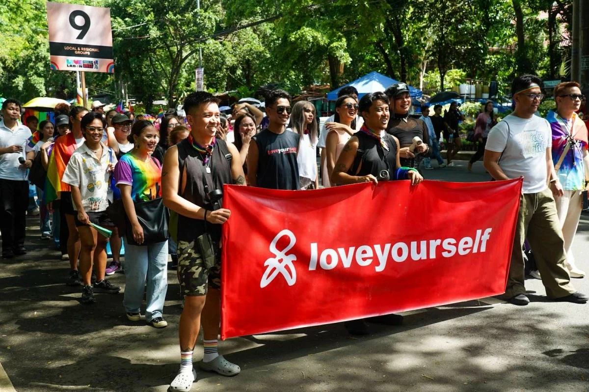 Members of the LGBTQIA  community participate in the Pride March: Love Laban at University of the Philippines Diliman in Quezon City on Saturday, June 27, 2026. The annual event celebrates diversity, equality, and inclusion while calling for the protection of LGBTQIA  rights and equal treatment for all.(John Louie Abrina/ManilaBulletin)