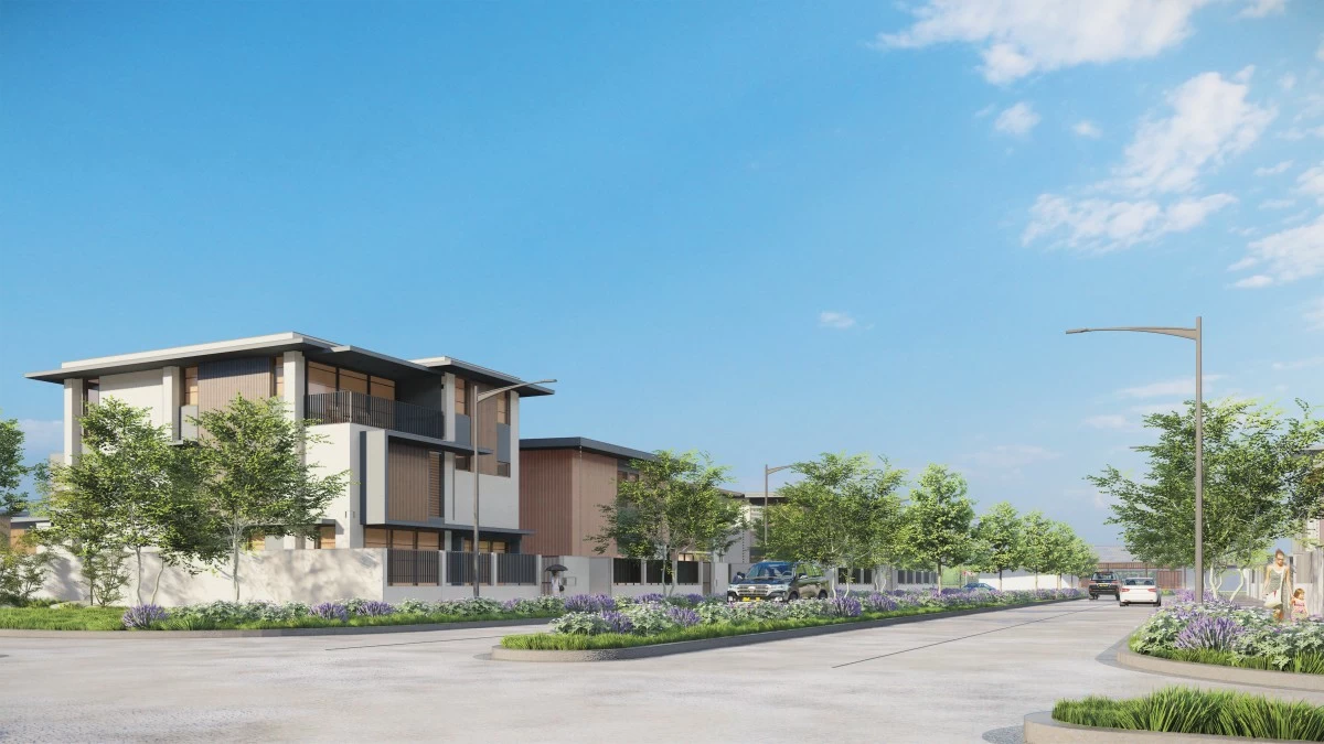Residents can live with ease, supported by well-planned spaces in a modern Japanese contemporary home (Artist's Perspective: Federal Land)