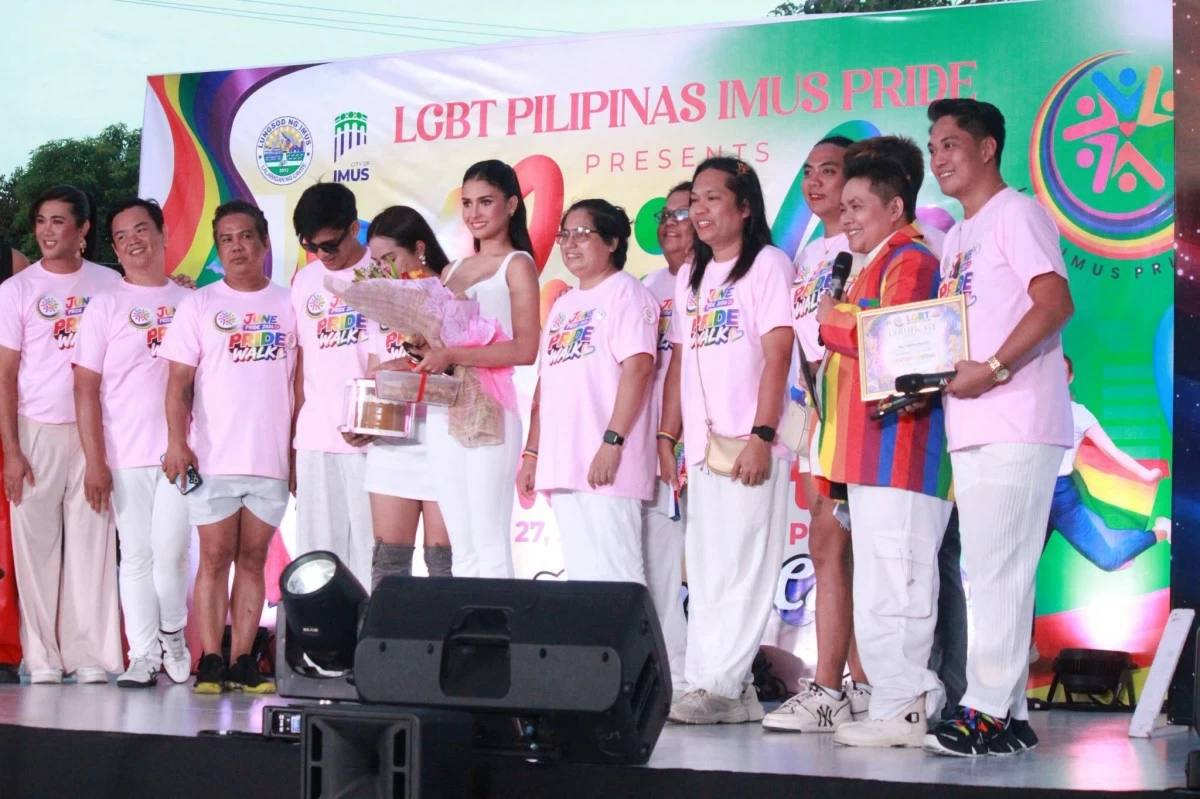 Miss Universe Philippines 2020 Rabiya Mateo joins the Pride Walk in Imus City on June 27, 2026 (Photo from PH Server Facebook page/MANILA BULLETIN)