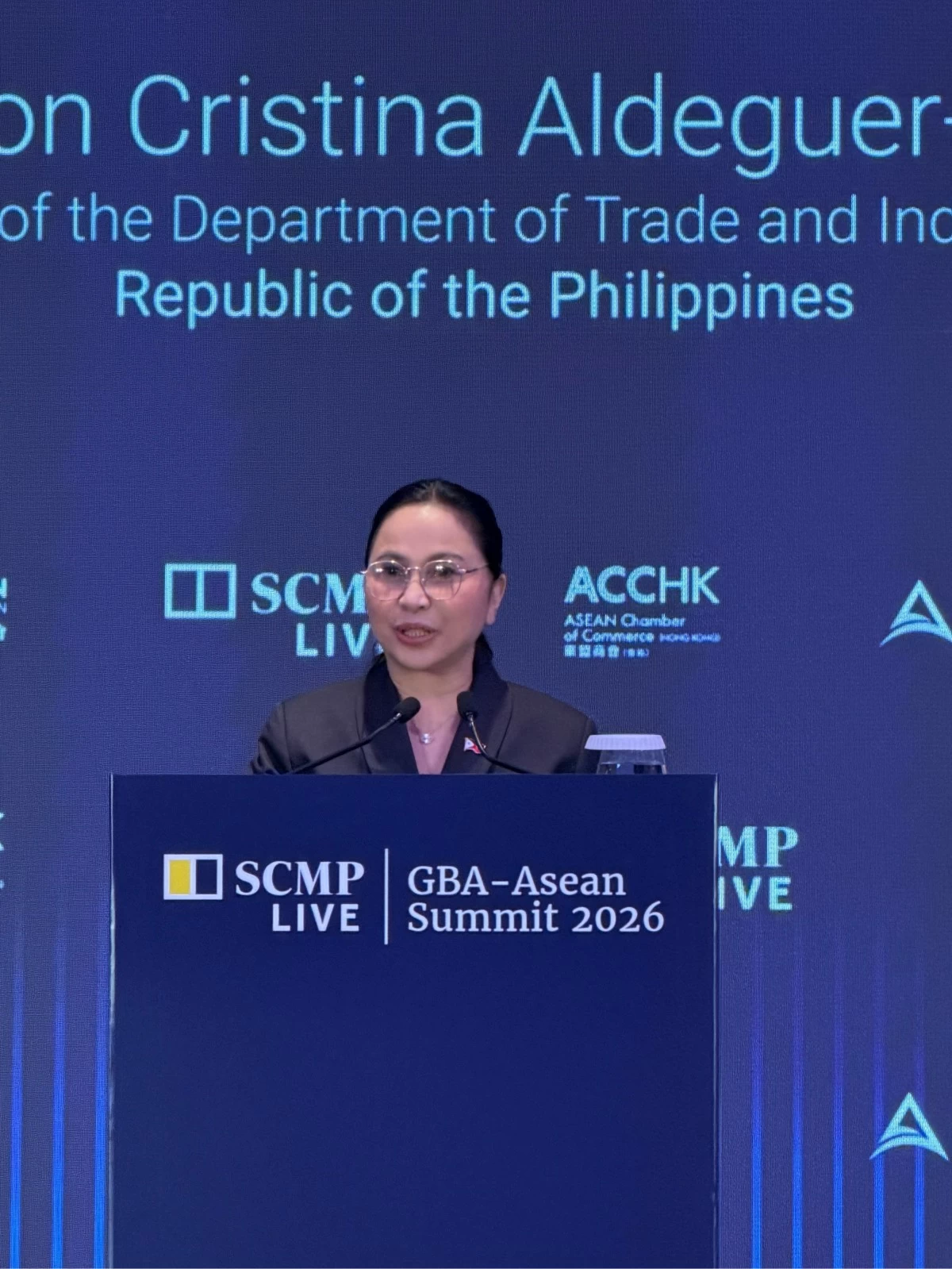 Department of Trade and Industry Secretary Cristina A. Roque
