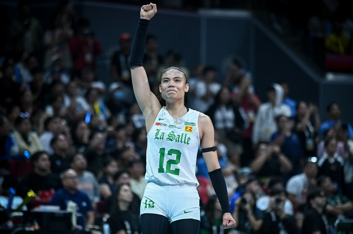Angel Canino banners the De La Salle Lady Spikers' two-peat bid in the UAAP Season 89.