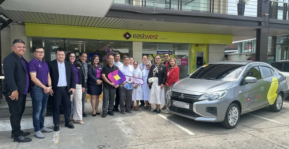 EastWest held a ceremonial signing and turnover of donated vehicles to several non‑profit partners across VisMin at the Bank’s Escario Store in Cebu City.