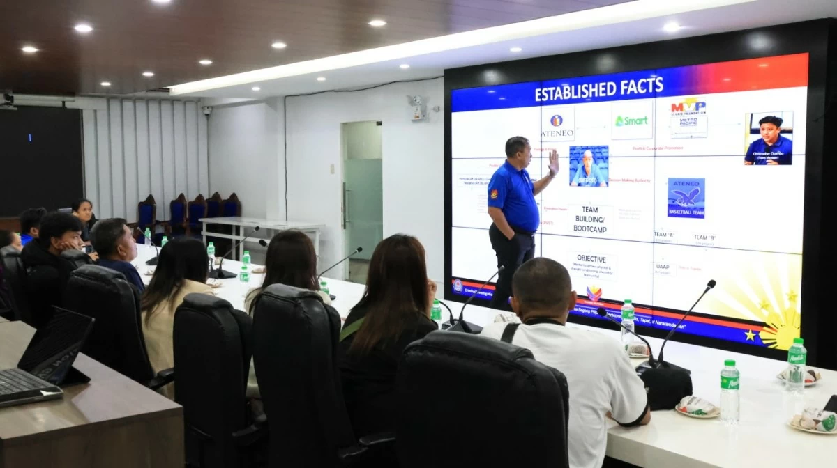 CIDG Director Maj. Gen. Robert AA Morico II discusses to the Baterbonia family the process of the investigation that the PNP conducted in relation to the Aurora drowning incident during a meeting at the CIDG Headquarters at Camp Crame in Quezon City on June 30, 2026. (photo: CIDG) 