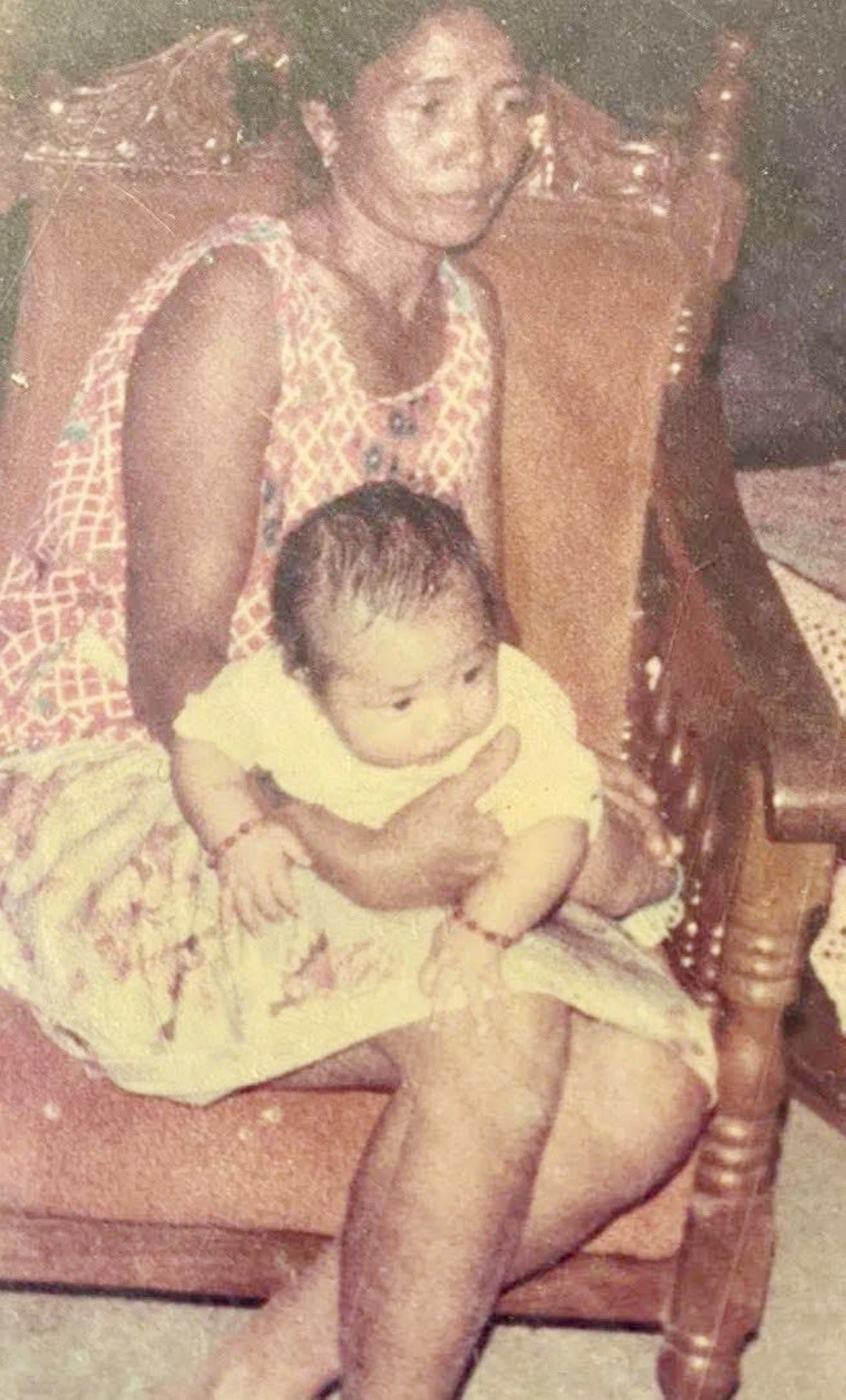 Maulit with his paternal grandmother Trining, who inspired his culinary journey.