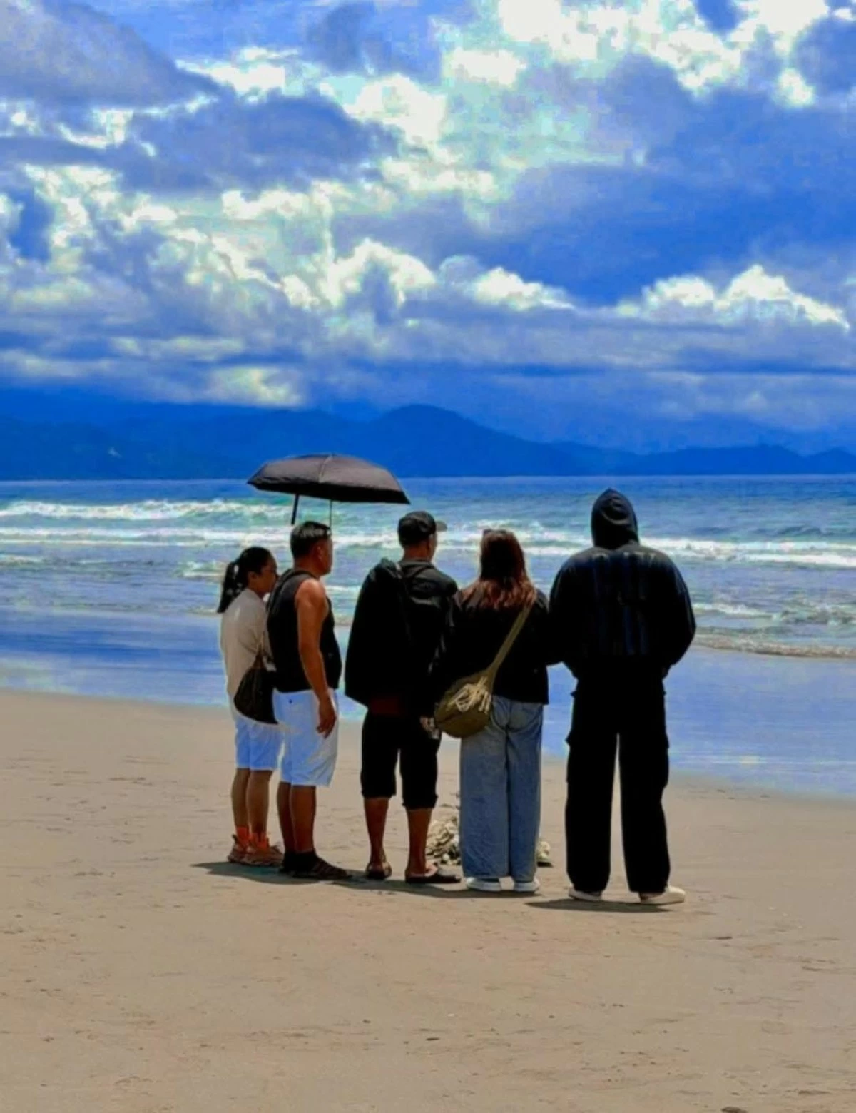 RENE Baterbonia's family visits Dipaculao, Aurora where he drowned almost a month ago. (FB)