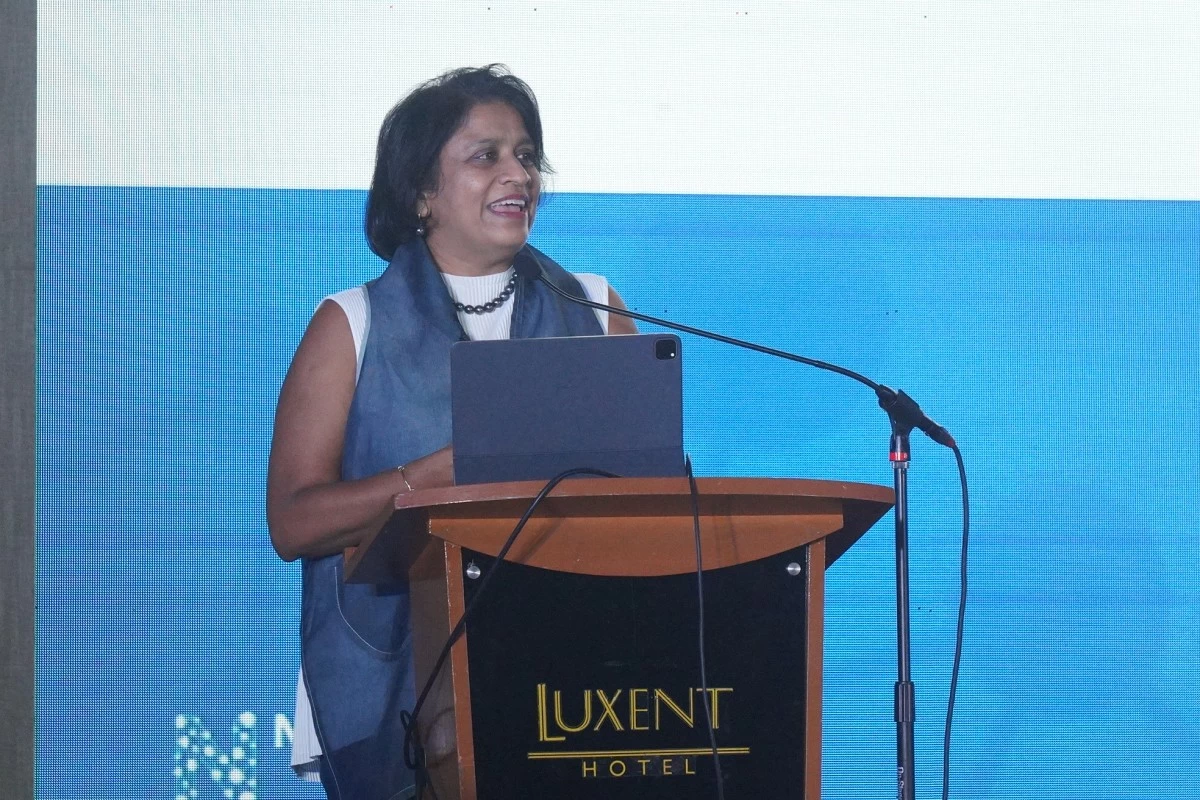 Vidya Murthy, Health General Manager of Procter & Gamble (P&G) during the launch of “Care for  the Hands that Care” campaign 