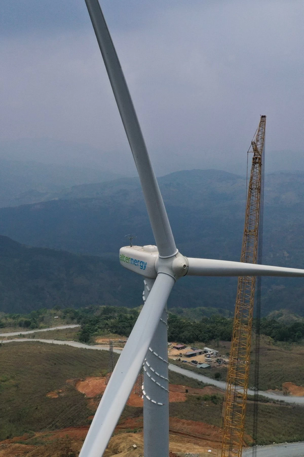 Alternergy Group’s 128-MW wind farm in Tanay, Rizal.
