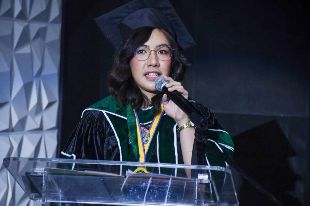 Top 1 graduate Princess Garcia (Photo from Muntinlupa PIO) 