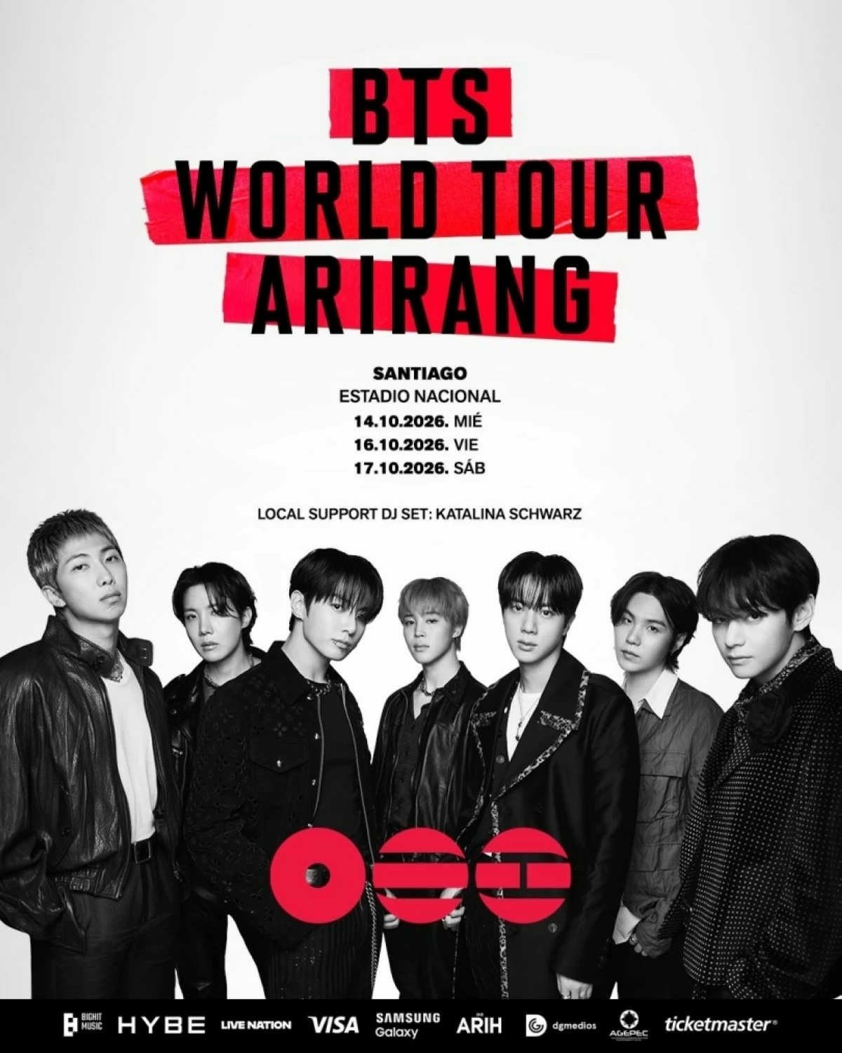 The BTS concert in Chile will be held in October (DG Medios)