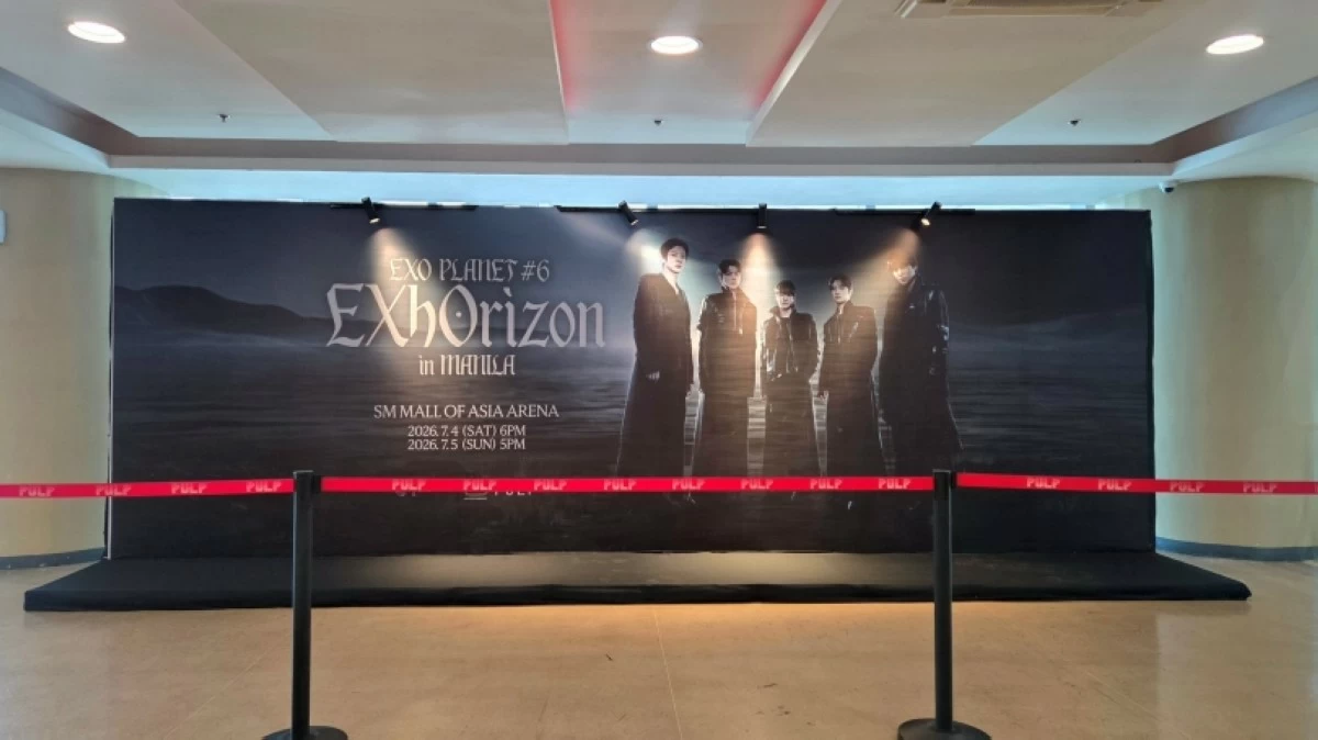 EXO's EXhOrizon in Manila concert (Photo from Pulp Live World's X account) 