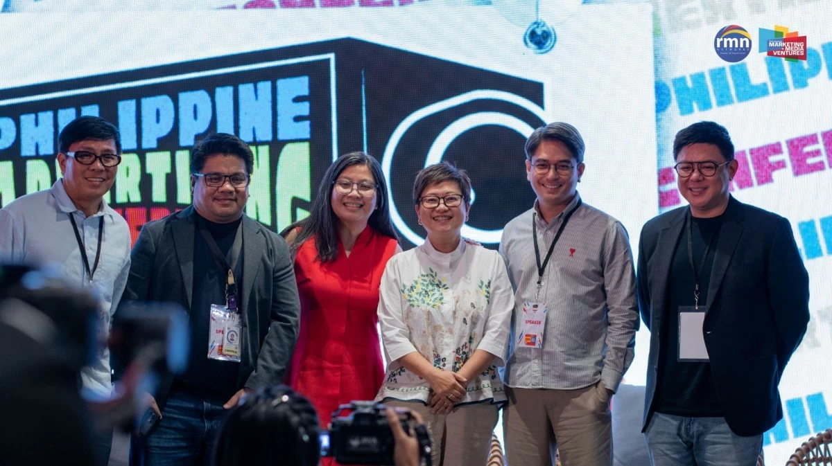 (From L-R) Norman Davadilla of Moving Walls, Tristan Nacino of The RMN Networks, Memo Moreno of WPP Media, Joanna Chan-Mojica, Miko Manalo of Publicis, and James Lim of NutriAsia. 
