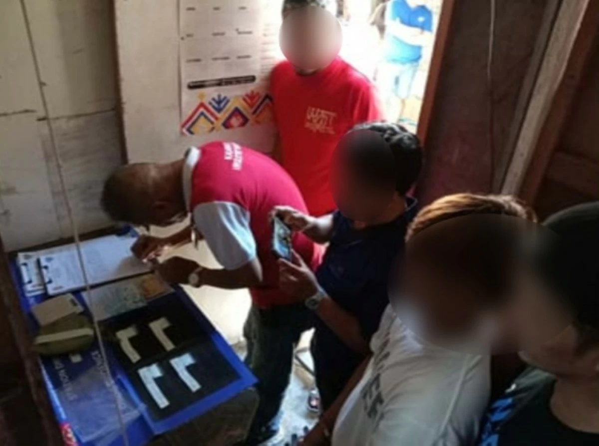 The police operation in Taguig on July 4 (Photo from the Taguig police / SPD) 
