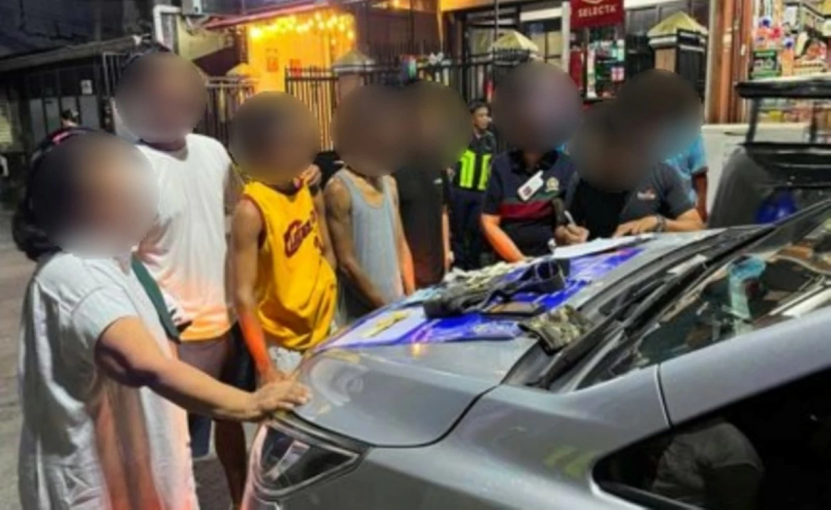 The police operation in Taguig on July 6 (Photo from the Taguig police / SPD) 